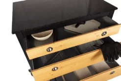 Der Merklinger Outdoor Modul "Irmi" (3 X Breite Schubladen) -GrillMeister Verkaufsgeschäft 005 dermerklinger schubladenmodul 3 outdoorkueche jpg