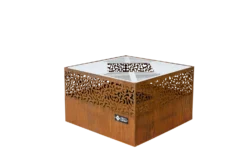 Feuerkorb Mit Grillplatte Feu Du Jardin CUBE 500 Inkl. Grillrost, Rost