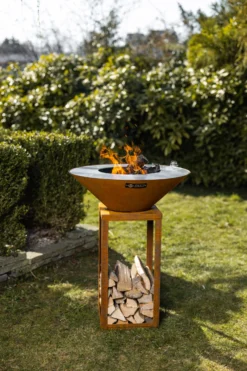 Feuerschale Mit Grillring Feu Du Jardin FYRO 80, Rost -GrillMeister Verkaufsgeschäft 01 gartenfeuer fyro rost optik scaled