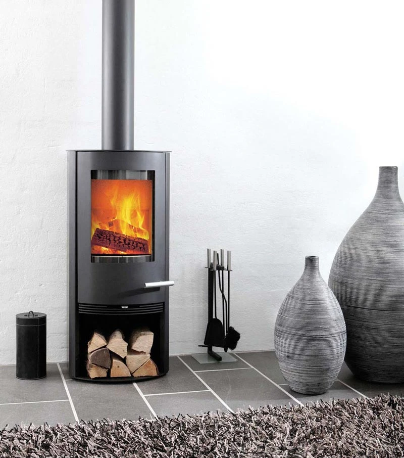 Kaminofen TermaTech TT20 Schwarz, 5 KW 3 Kaminofen TermaTech TT20 Schwarz, 5 KW – Bild 3