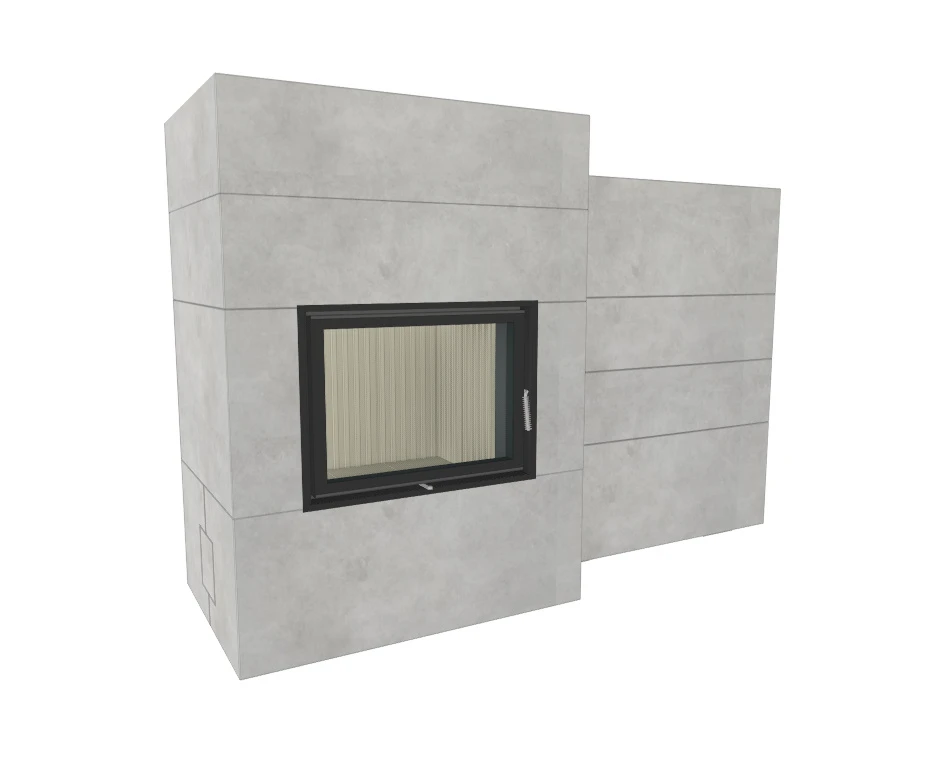 Grundofen Brunner BSG 01 Modul Speicher Stein Nebenstehend, Niedrig 4 Grundofen Brunner BSG 01 Modul Speicher Stein Nebenstehend, Niedrig – Bild 4