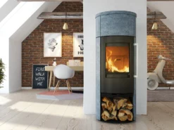 Kaminofen TermaTech TT21RS Heat Storage Speckstein, 5 KW