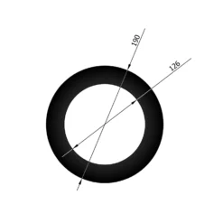 Wandrosette Rauchrohr Stahl Randbreite 30 Mm Schwarz -GrillMeister Verkaufsgeschäft 12 610lays6x2eowdsx