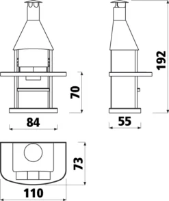 Grillkamin Wellfire AVANTA Mit Edelstahlhaube -GrillMeister Verkaufsgeschäft 1231 1
