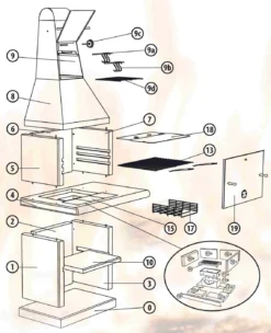 Grillkamin Wellfire PARTY QUATTRO 4 In 1 Mit Stahlhaube 11 Grillkamin Wellfire PARTY QUATTRO 4 In 1 Mit Stahlhaube -GrillMeister Verkaufsgeschäft 1235 1