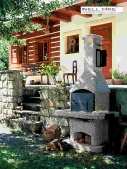 Grillkamin Wellfire NOVA QUATTRO 4 In 1 Weiß Mit Betonhaube -GrillMeister Verkaufsgeschäft 1237 2