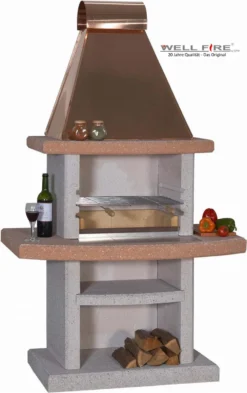 Grillkamin Wellfire NOVERA Mit Kupferhaube