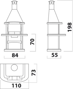 Grillkamin Wellfire ALEGRA Mit Edelstahlhaube 5 Grillkamin Wellfire ALEGRA Mit Edelstahlhaube -GrillMeister Verkaufsgeschäft 1250 1