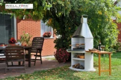 Grillkamin Wellfire DIORA Mit Edelstahlhaube -GrillMeister Verkaufsgeschäft 1255 2