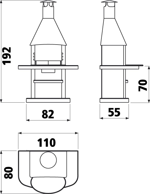 Grillkamin Wellfire ARDEA Mit Edelstahlhaube 3 Grillkamin Wellfire ARDEA Mit Edelstahlhaube – Bild 3