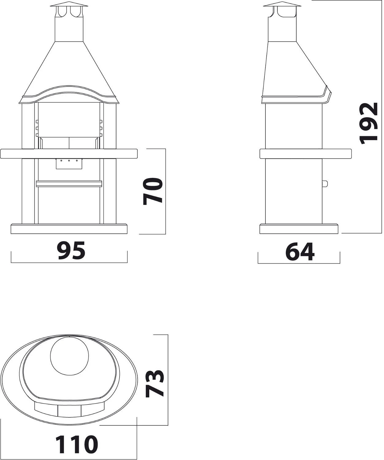 Grillkamin Wellfire DUNA COLORA Mit Kupferhaube 3 Grillkamin Wellfire DUNA COLORA Mit Kupferhaube – Bild 3