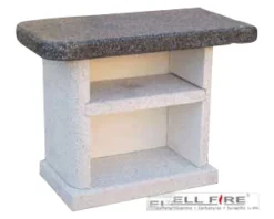 Beistelltisch Für Grillkamin ARDEA Mit Granitplatte