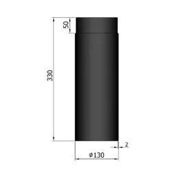 Rauchrohr Stahl 330 Mm Schwarz -GrillMeister Verkaufsgeschäft 13 114yvbisqs7c2mhq