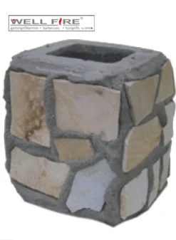 Haubenverlängerung Quarzit Für Grillkamin LANDAU