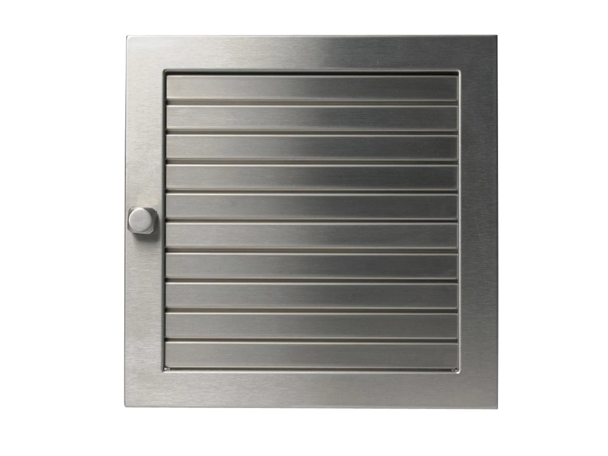 Warmluftgitter Edelstahl Matt Geschliffen 5 Warmluftgitter Edelstahl Matt Geschliffen – Bild 5