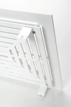 Design Lüftungsgitter 45 X 23 Cm Mit Einbaurahmen Weiß - Weiß -GrillMeister Verkaufsgeschäft 1464 1