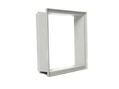 Einbaurahmen Für Lüftungsgitter Putzbündig Weiß