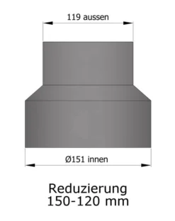 Reduzierung Rauchrohr Stahl Hellgrau, Weit-eng -GrillMeister Verkaufsgeschäft 15 910iyrptwkjj1zdq