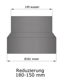 Reduzierung Rauchrohr Stahl Hellgrau, Weit-eng -GrillMeister Verkaufsgeschäft 15 920cgufxopsaxn8l