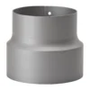 Reduzierung Rauchrohr Stahl Hellgrau, Weit-eng