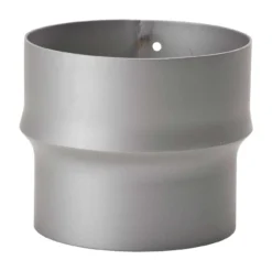 Erweiterung Rauchrohr Stahl Hellgrau, Eng-weit