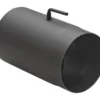 Rauchrohr Stahl 250 Mm Schwarz Mit Drosselklappe