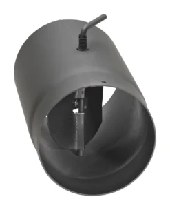Rauchrohr Stahl 250 Mm Schwarz Mit Drosselklappe -GrillMeister Verkaufsgeschäft 1829 1