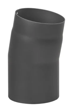 Rauchrohrbogen Stahl 11° Schwarz