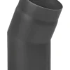 Rauchrohrbogen Stahl 22° Schwarz