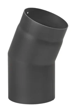 Rauchrohrbogen Stahl 22° Schwarz