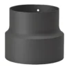 Reduzierung Rauchrohr Stahl Schwarz, Weit-eng