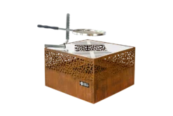 Feuerkorb Mit Grillplatte Feu Du Jardin CUBE 500 Inkl. Grillrost, Rost -GrillMeister Verkaufsgeschäft 221a4c4aea9bd942248f5507d78194e3