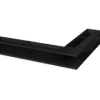 Eck-Luftleiste Für Heizeinsätze Kurzer Schenkel Links Schwarz