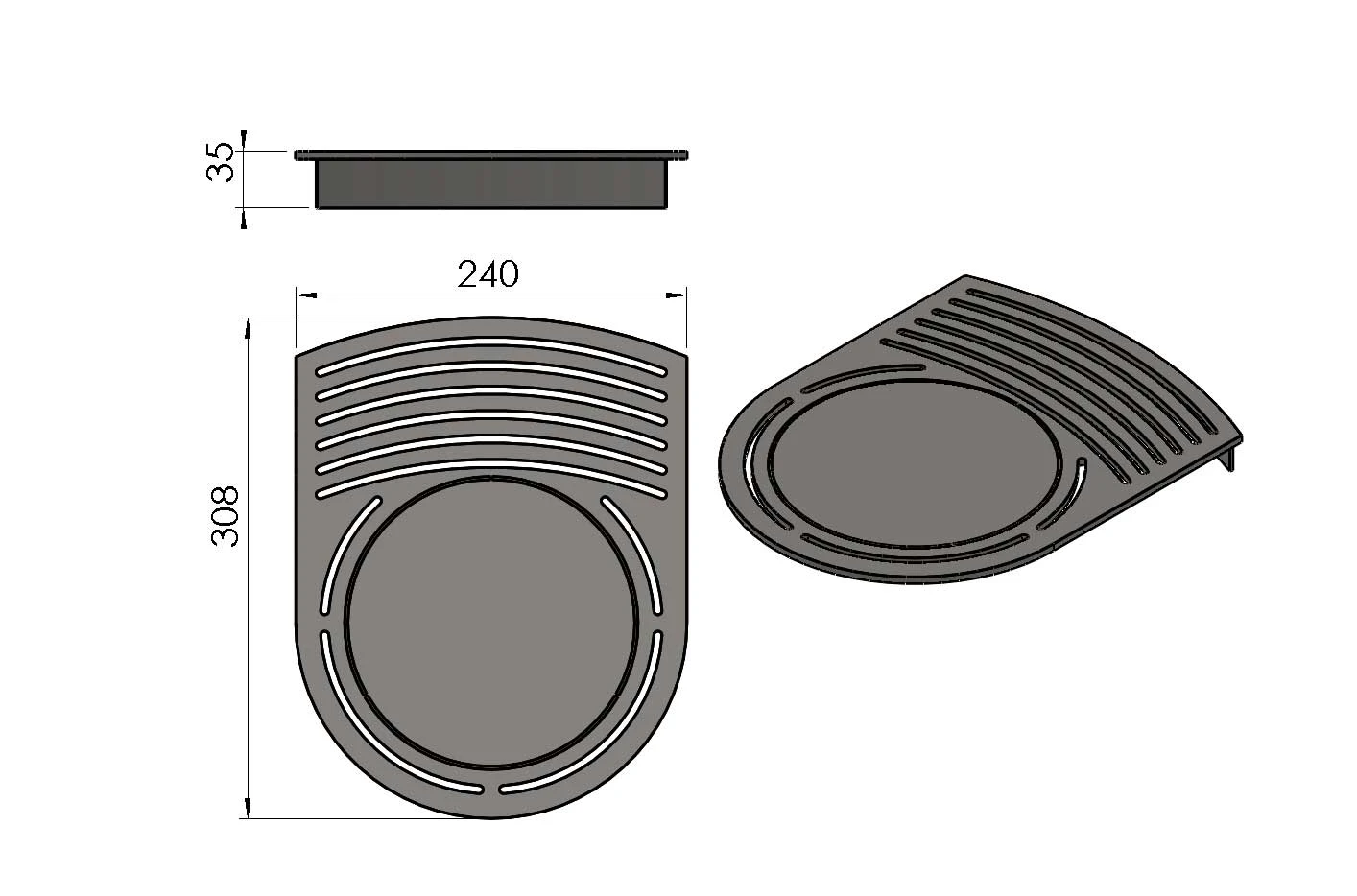 Kaminofen TermaTech TT20Rs Speckstein Schwarz, 5 KW 6 Kaminofen TermaTech TT20Rs Speckstein Schwarz, 5 KW – Bild 6