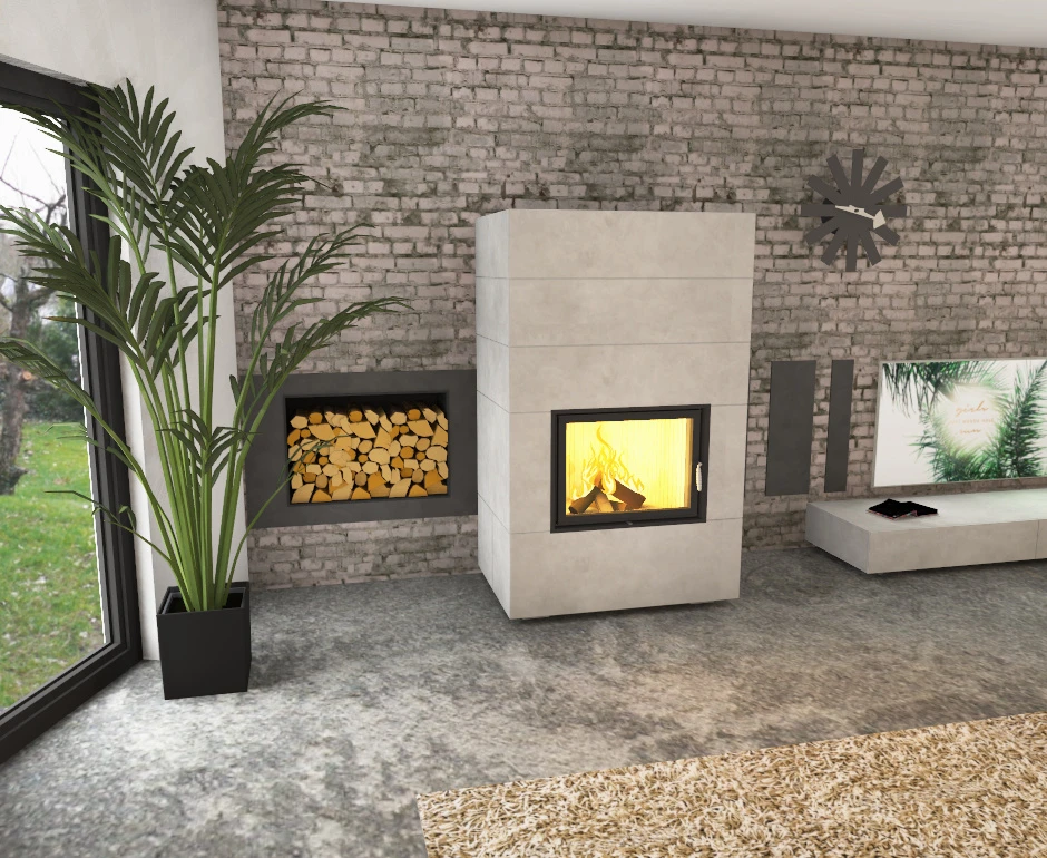 Kaminbausatz Brunner Systemkamin BSK 08 Stil Kamin Schiebetür, 11 KW 5 Kaminbausatz Brunner Systemkamin BSK 08 Stil Kamin Schiebetür, 11 KW – Bild 5