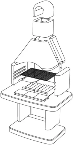 Grillkamin Wellfire SIESTA Braun Mit Betonhaube -GrillMeister Verkaufsgeschäft 27845cb8eb6172e5ad911eaffdf08927