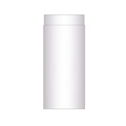 Rauchrohr Stahl 500 Mm Unlackiert