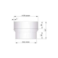 Erweiterung Rauchrohr Stahl Unlackiert, Eng-weit -GrillMeister Verkaufsgeschäft 29 940tachewidprayu