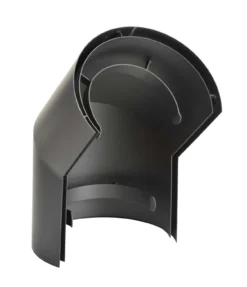 Hitzeschild Doppelwandig Für Rauchrohrbogen Stahl 45° Ø 150 Mm Schwarz