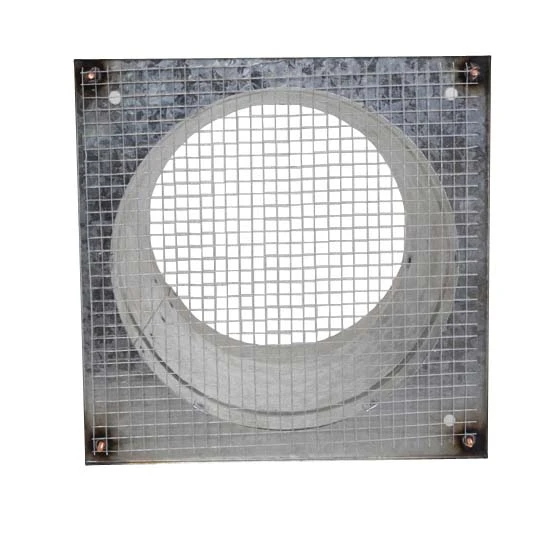 Außenluftgitter 23 X 23 Cm Mit Anschlussstutzen Weiß 4 Außenluftgitter 23 X 23 Cm Mit Anschlussstutzen Weiß – Bild 4