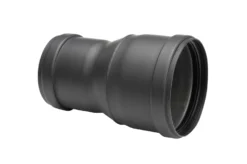 Steckverbinder, Reduzierung, Steckende-Steckende Für Pelletrohr Schwarz