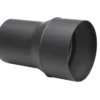 Steckverbinder, Reduzierung, Muffe-Muffe Für Pelletrohr Schwarz