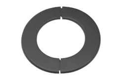 Wandrosette Rauchrohr Stahl Zweiteilig Randbreite 52 Mm Ø 155 Mm Schwarz