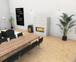 Kaminbausatz Brunner Systemkamin BSK 06 Architektur Kamin Schiebetür, 14 KW -GrillMeister Verkaufsgeschäft 3cf635192f465f4b48d8f9d65be363a6