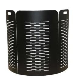 Kamingitter Stahl Lienbacher, 3-teilig Schwarz