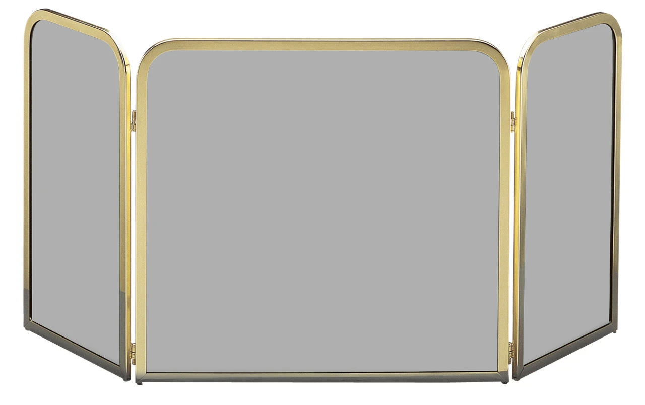 Kamingitter Glas Messing Lienbacher, 3-teilig 1 Kamingitter Glas Messing Lienbacher, 3-teilig