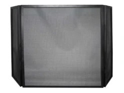 Kamingitter Schmiedeeisen Lienbacher, 3-teilig Schwarz