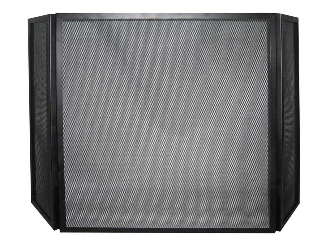 Kamingitter Schmiedeeisen Lienbacher, 3-teilig Schwarz 1 Kamingitter Schmiedeeisen Lienbacher, 3-teilig Schwarz