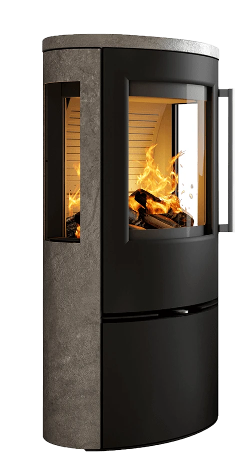 Kaminofen TermaTech TT23RGS Speckstein, 5,6 KW 2 Kaminofen TermaTech TT23RGS Speckstein, 5,6 KW – Bild 2