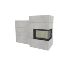 Grundofen Brunner BSG 02 Modul Speicher Stein Nebenstehend, Niedrig